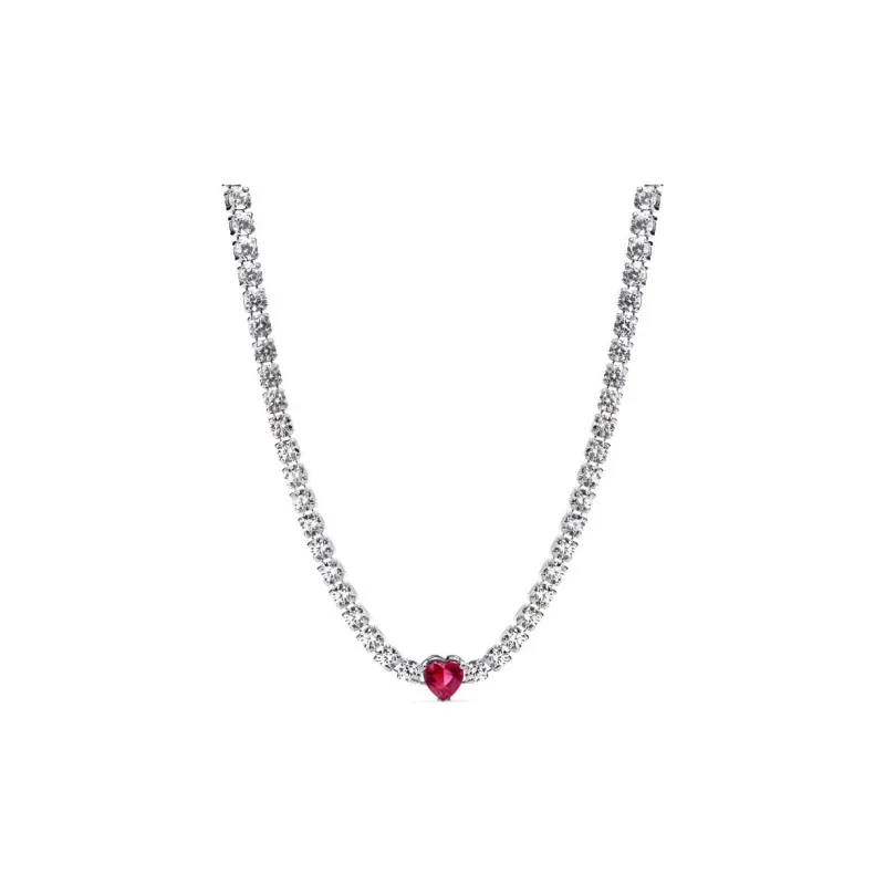 Pandora 925 Sterling Silver Necklaces Women's Silver-0