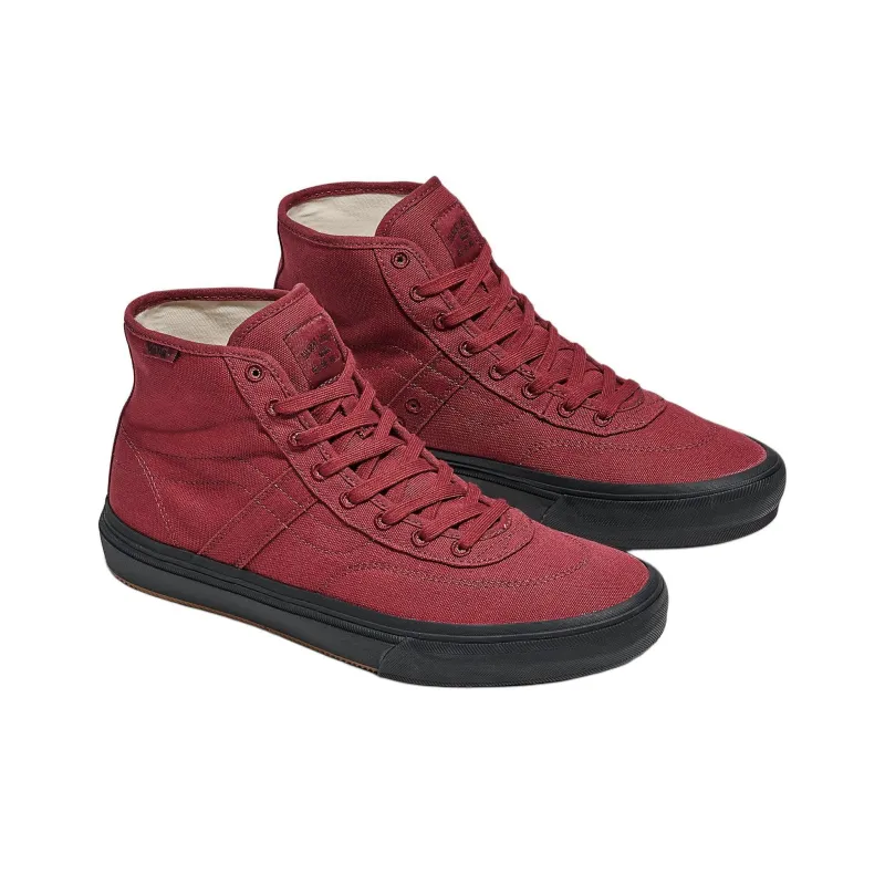 Gilbert Crockett Skate Vans High 'Deconstructed Wine Red'-1