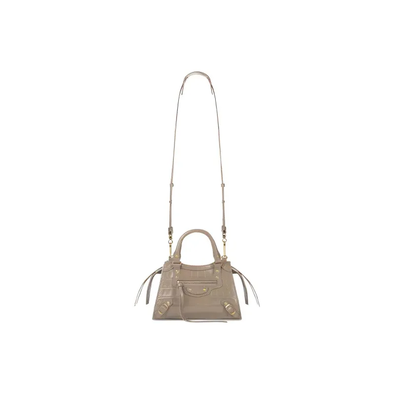 Balenciaga Cow Leather Handbag Women's Brown-1