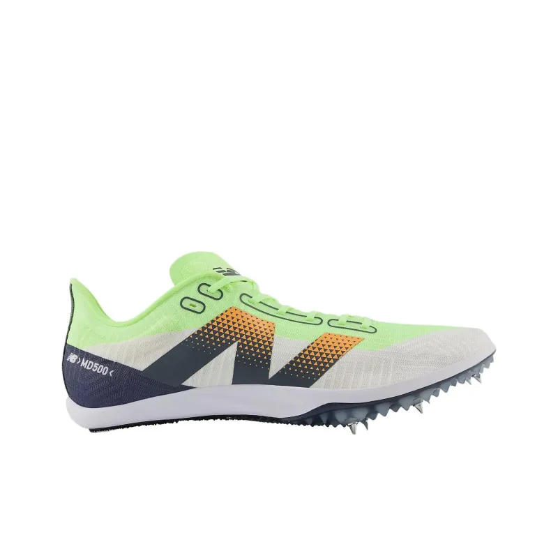 New Balance FuelCell MD500 V9 Bleached Lime Glo Graphite White-1