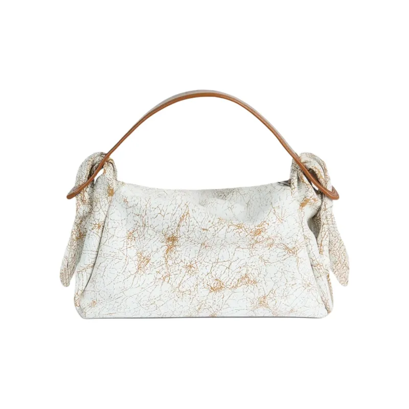 KENZO Cow Leather Shoulder Bag Crossbody Bag Handbag Women's White-1