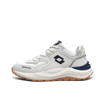 LOTTO Thundercloud Cushioning Anti Slip And Wear Resistant Low Top Chunky Sneakers Men's Ecru