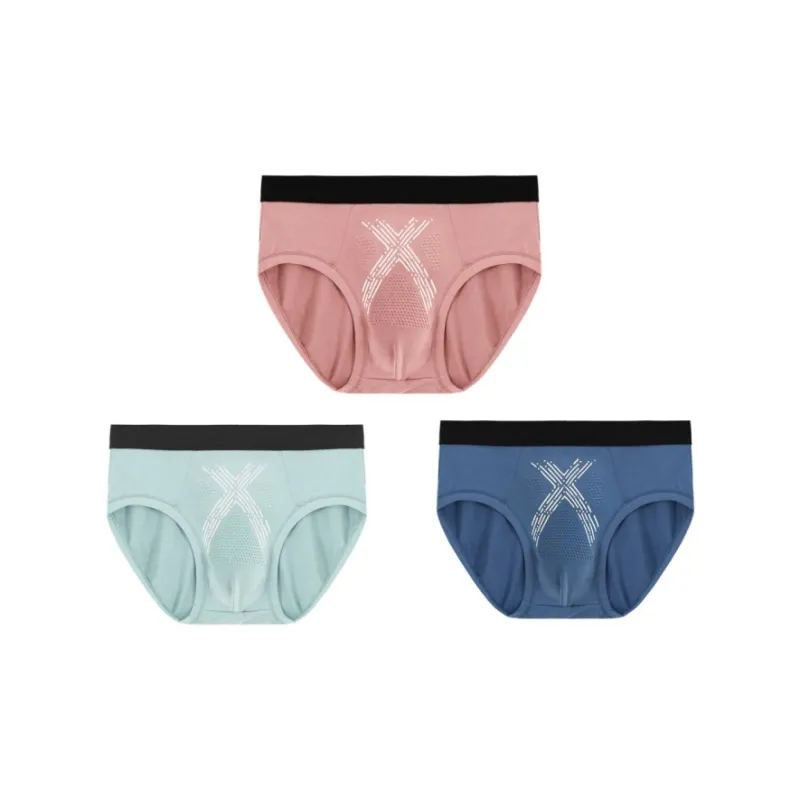 Qiao Ni Tong Underpants Men's 3 Pack-2