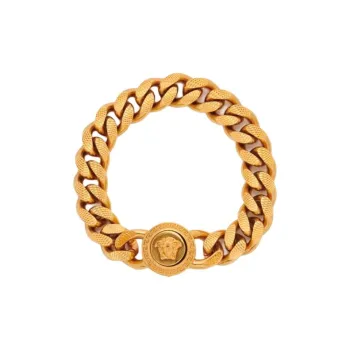 VERSACE Metal Bracelets Men's Gold