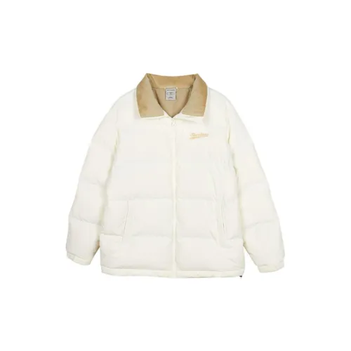Skechers Colorful Down Jacket Unisex Marshmallow White