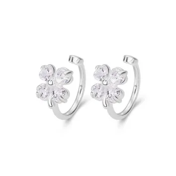 CARAT'S DIARY S999 Fine Silver Earrings Women's