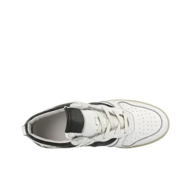 RHUDE Rhecess Low Top Stylish Skateboarding Shoes Men's White Black-3
