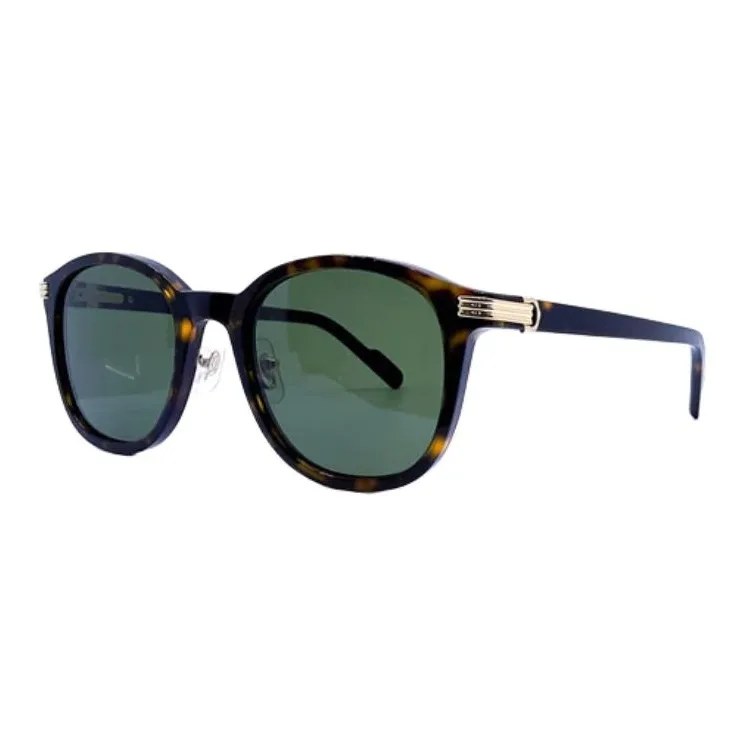 CARTIER Acetate Irregular Shape Sunglasses Unisex Tortoiseshell-0