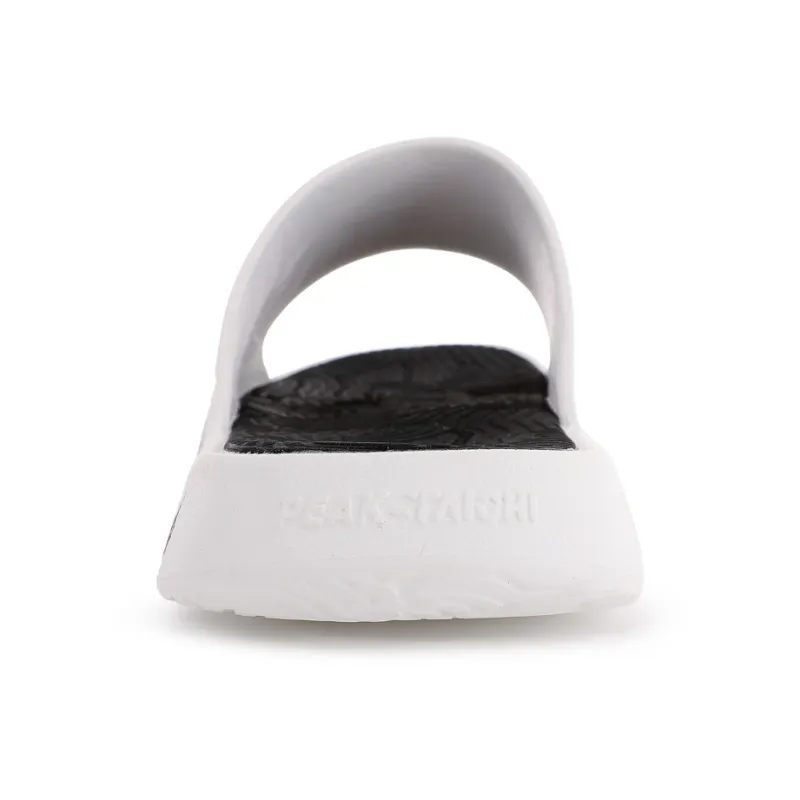 PEAK Tai Ji1.0 Slip Resistant Abrasion Resistant Slide Slippers Unisex White Black-4