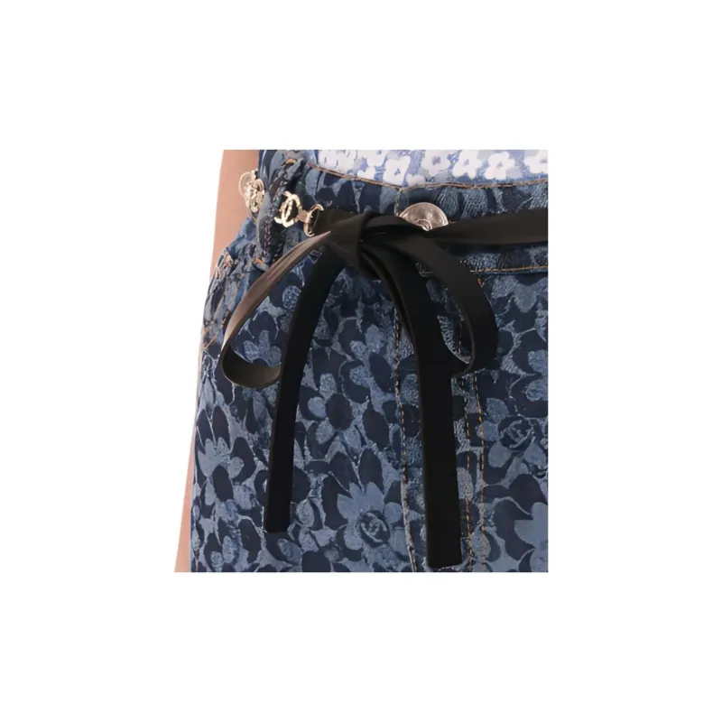 CHANEL Jeans Women's Blue-3