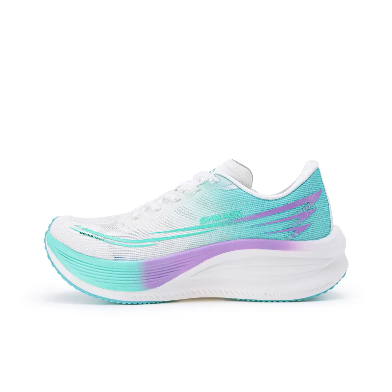 SHMK SUPREME Running Shoes Unisex Low Top White/Purple/Pink/Cyan-2