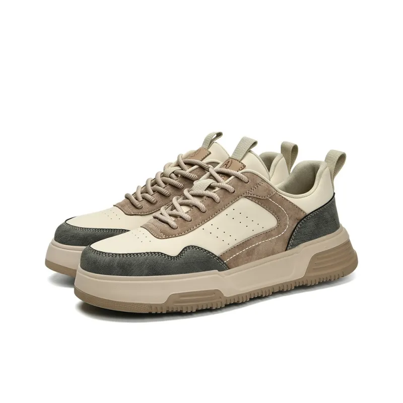 AOKANG Dunk Series Slip Resistant Lightweight Height Increasing Abrasion Resistant Low Top Casual Shoes Men's-2