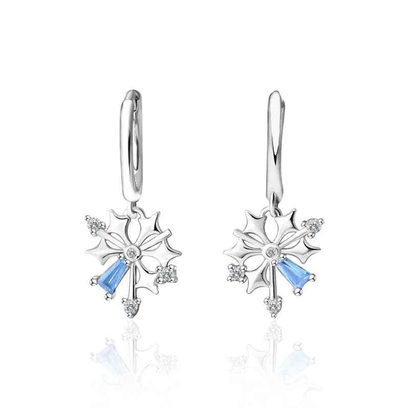 KEMLAIDA 925 Sterling Silver Earrings Women's-1