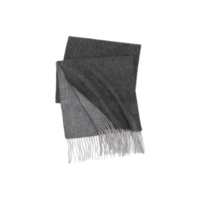 EEEENO Lambswool Knit Scarves Unisex-4