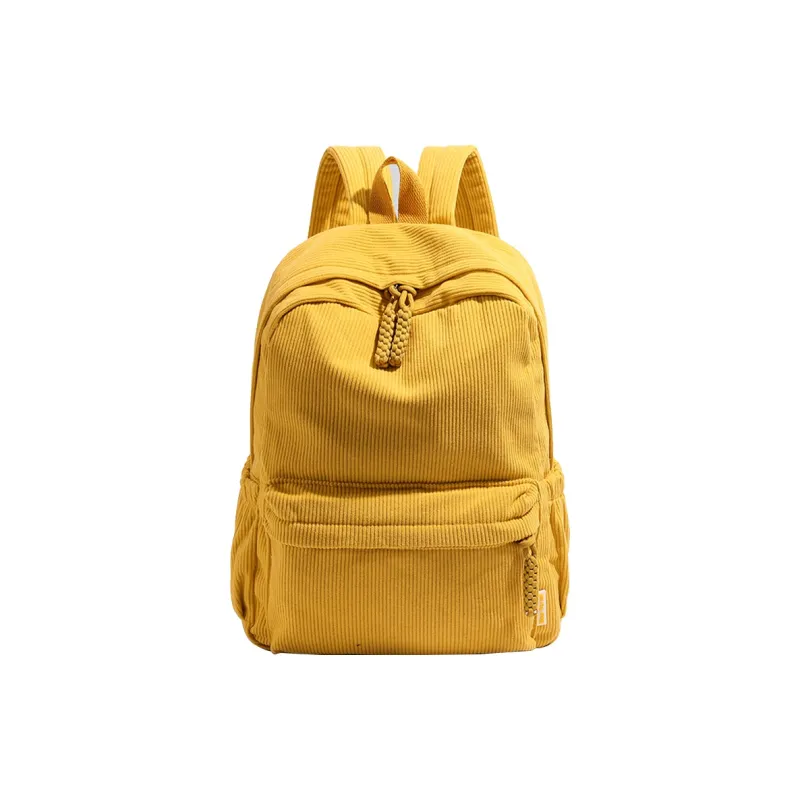 BSELEON Corduroy Backpack Regular Unisex Multicolor-6