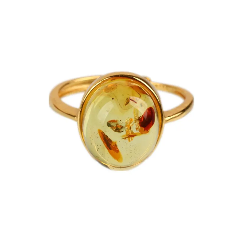Ou Said Jewelry Amber Beeswax Rings Unisex-0