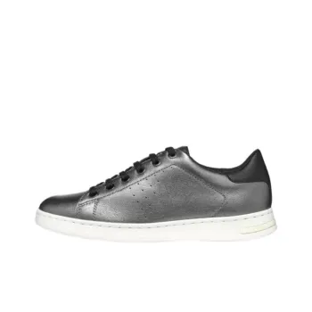 GEOX Jaysen Low-Top Skateboard Shoes Women's Silver Gray