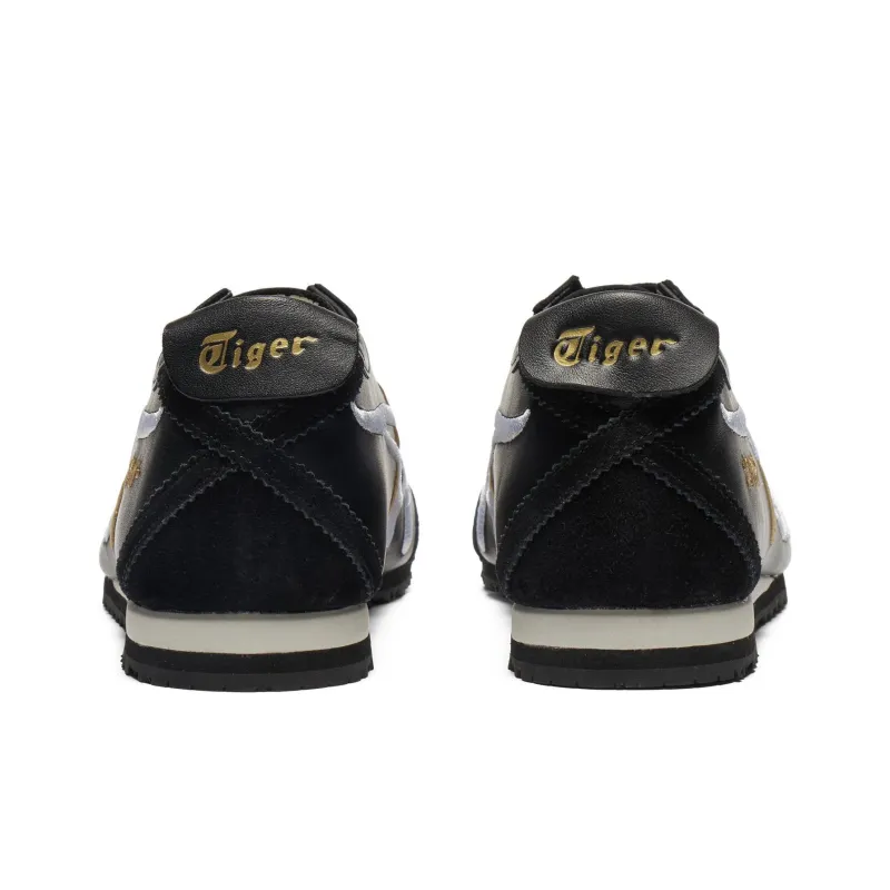 Onitsuka Tiger MEXICO 66 Anti Slip Wear Resistant Low Top Casual Shoes Unisex Black White-4