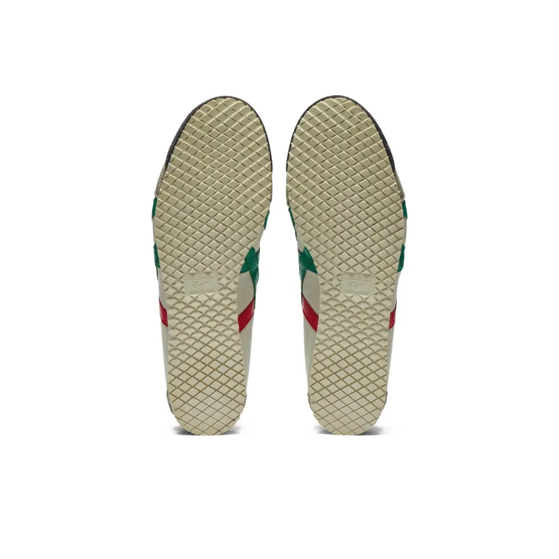 Onitsuka Tiger MEXICO 66 Anti Slip Wear Resistant Low Top Casual Shoes Unisex Beige Green-5