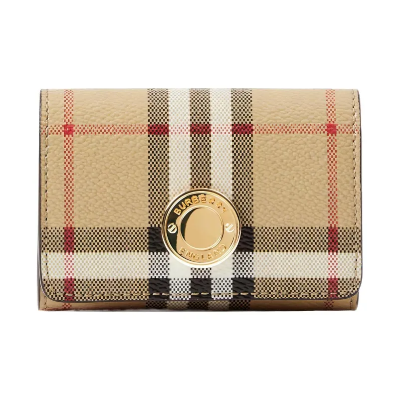 Burberry Leather One Shoulder Crossbody Card Holder Women's Archive Beige-0