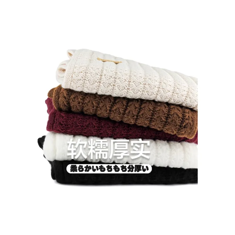 STUFFER Knit Scarves Unisex-5