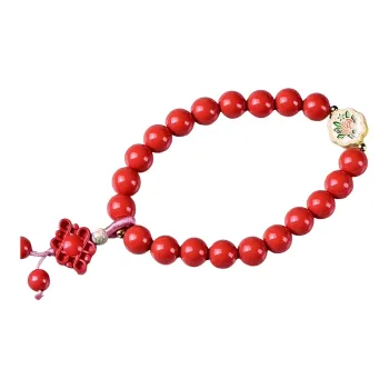 Stone On The Line Cinnabar Bracelets Unisex
