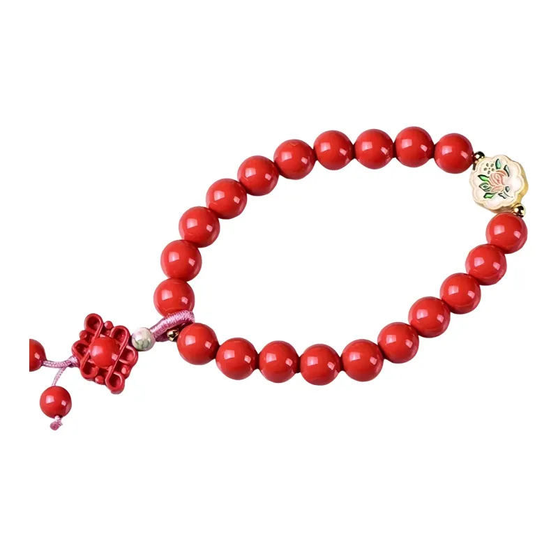 Stone On The Line Cinnabar Bracelets Unisex-0