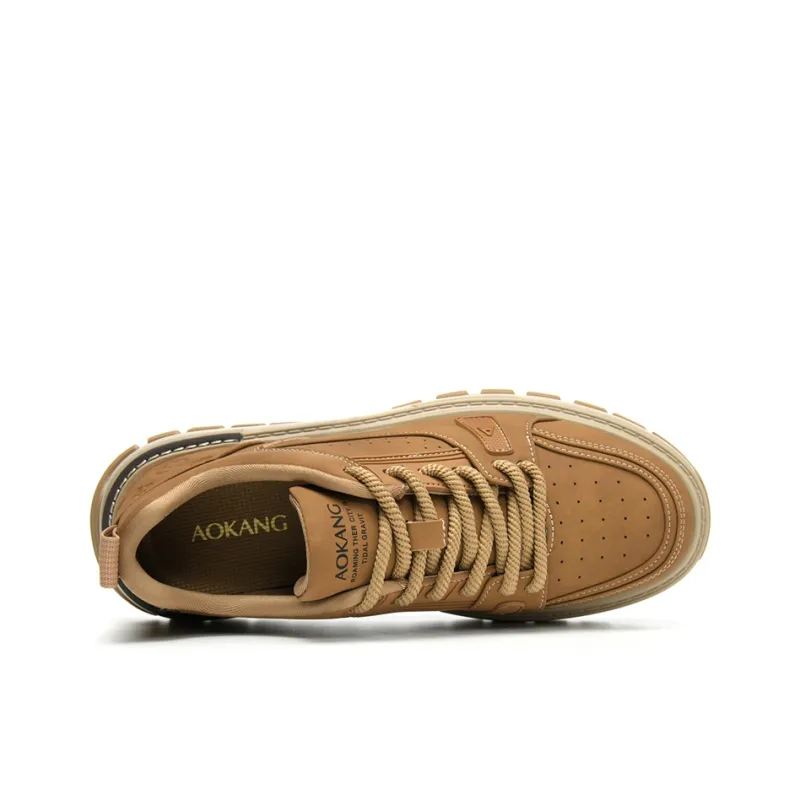 AOKANG Dunk Series Height Increasing Wear-Resistant Slip-Resistant Low-Top Skateboard Shoes Men's Exclusive Box-3