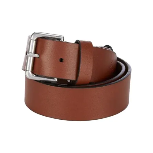 Polo Ralph Lauren Metal Leather Leather Belts Men's Tan/Black/Brown Width: 3.8CM