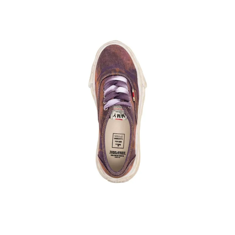 MIHARA YASUHIRO Baker Abrasion-Resistant Low-Top Canvas Shoes Men's Purple-4