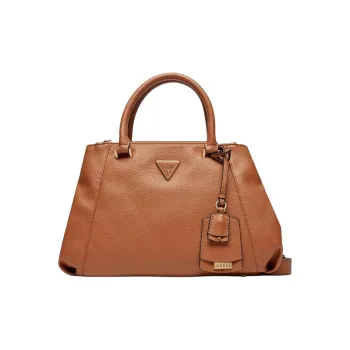 GUESS Polyurethane Shoulder Bag Crossbody Bag Handbag Women's Cognac Brandy