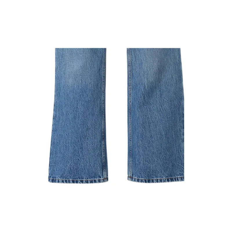 MIU MIU Logo embroidered Flared Jeans-6