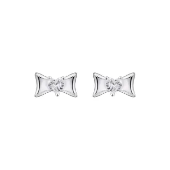 CARAT'S DIARY S999 Fine Silver Stud Earrings Women's