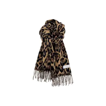 PLAN IN Knit Scarves Unisex