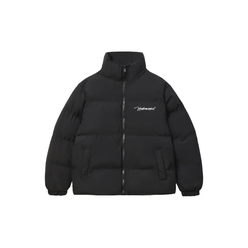 UNKNOWTAL Puffer Jacket Unisex Black-1