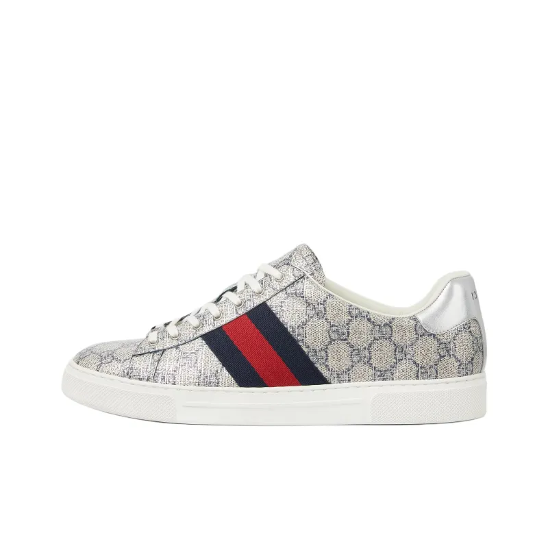 GUCCI Ace 'GG Supreme Canvas Beige Blue'-0
