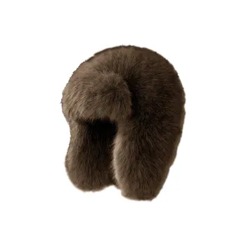 AAJF Mink Fur Trapper Hats Unisex