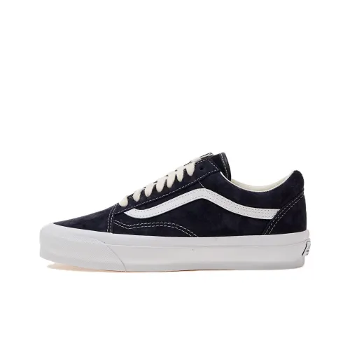 Vans Old Skool 36 Anti Slip Wear Resistant Low Top Skateboard Shoes Unisex Blue White
