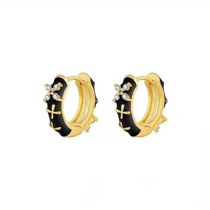 CARAT'S DIARY S925 Silver Stud Earrings Women's-0