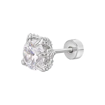 Lady Go Titanium Steel Stud Earrings Unisex