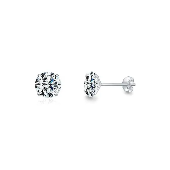 CARAT'S DIARY S925 Silver Stud Earrings Unisex-10