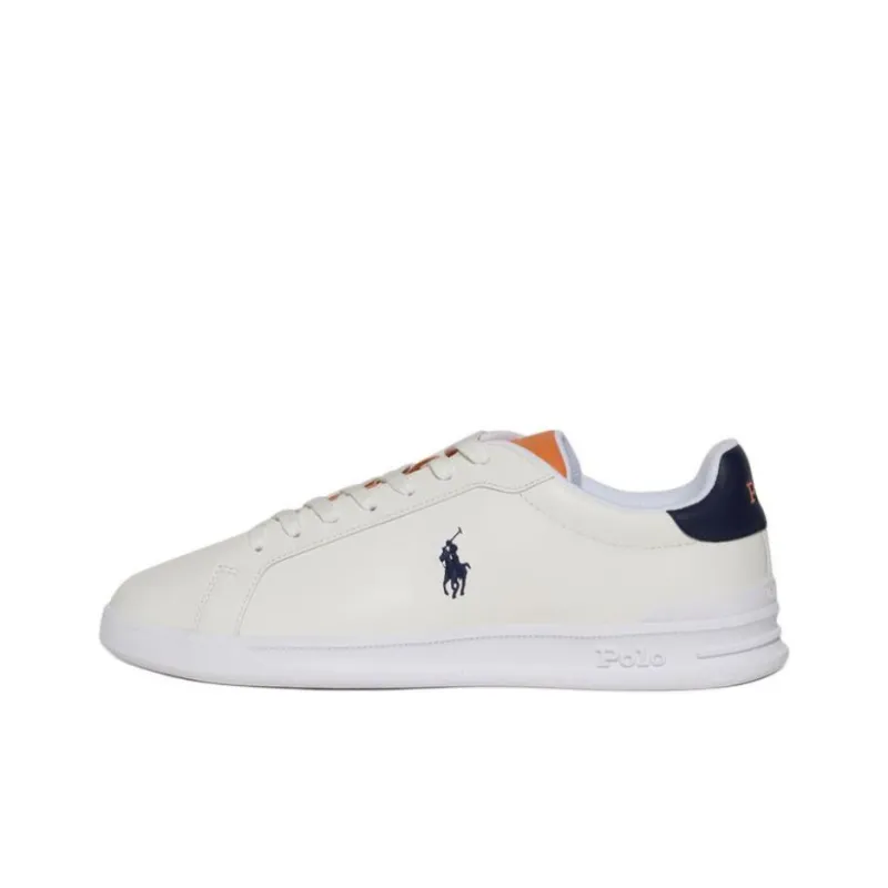 Polo Ralph Lauren Court Skateboard Shoes Men's White-0