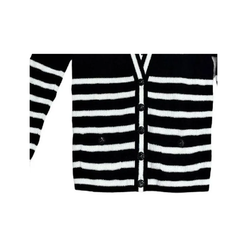 CHANEL 22 Fall And Winter Cashmere Sweater Women's Black-5