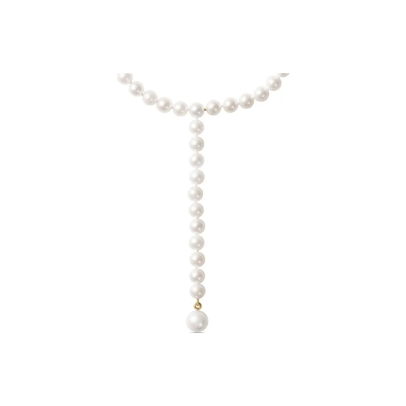 Sophie Bille Brahe 14kt Recycled Yellow Gold La Belle Freshwater Pearl Necklace-0