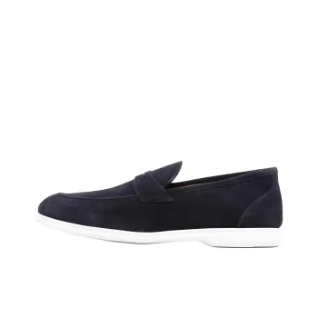 Kiton Moka Suede Loafers