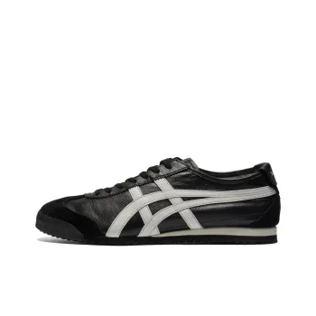 Onitsuka Tiger MEXICO 66 Anti Slip Wear Resistant Low Top Casual Shoes Unisex Black White