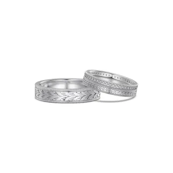 KAILEIFU S925 Silver Rings Unisex Silver