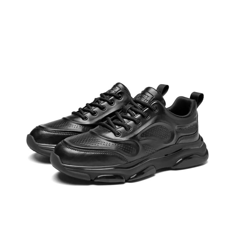 AOKANG Height Increasing Slip Resistant Low Top Chunky Sneakers Men's Shopping Bag-2