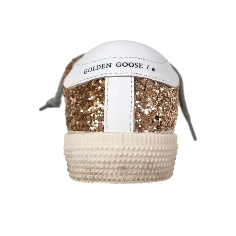 Golden Goose May Star Kids Lifestyle Shoes Gold Teenagers-5