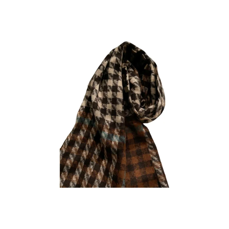 EEEENO Polyester Knit Scarves Unisex-4